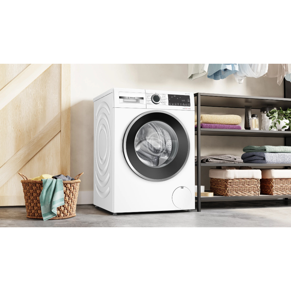 Bosch Series 6 WNG25401GB Freestanding Washer Dryer, 10.5kg/6kg Load, 1400rpm Spin, White - Image 2