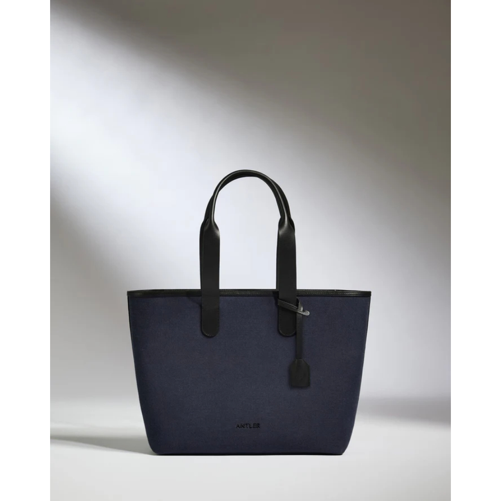 Antler Heritage Tote Bag Navy
