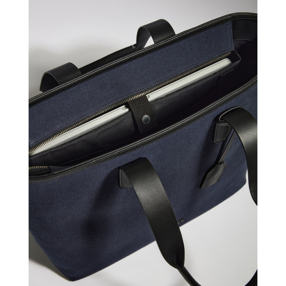 Antler Heritage Tote Bag Navy - Image 2
