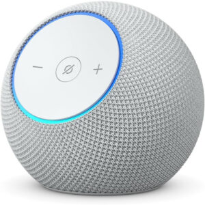 Amazon Echo Dot Max, Alexa speaker with room-filling sound and built-in smart home hub, Glacier White