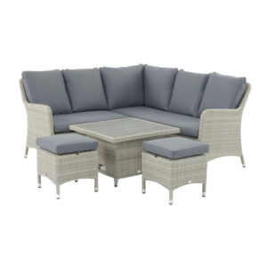 Tetbury Mini Sofa with Adjustable Tree-Free Table & 2 Stools - Cloud