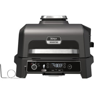 Ninja OG850UK Woodfire Pro XL Electric BBQ Grill & Smoker with Digital Probe,