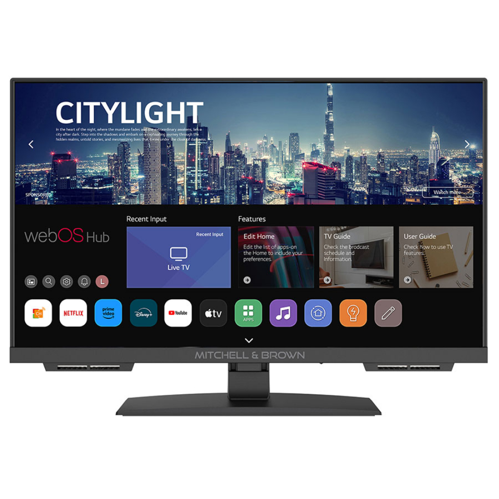 Mitchell & Brown 24″ HD Ready WebOS Smart DVD TV Combo