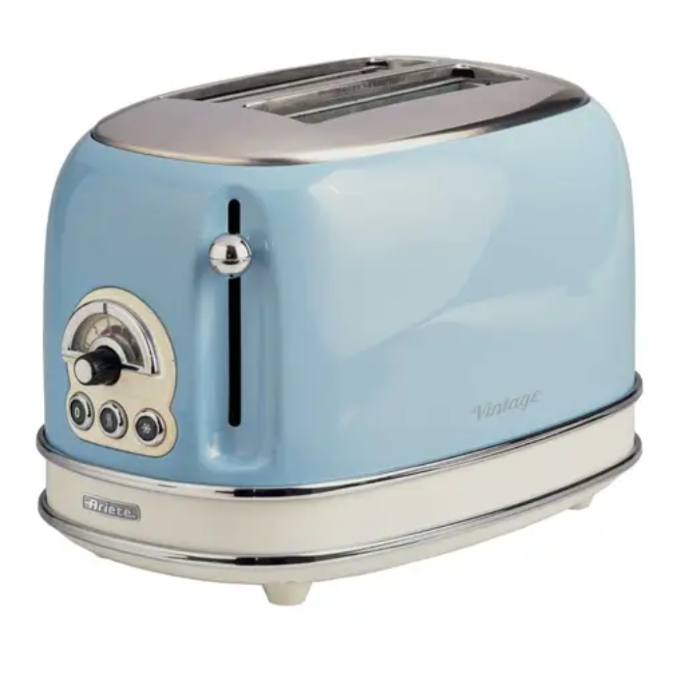 Ariete Vintage 2 Slice Toaster - Blue