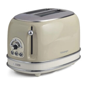 Ariete Vintage 2 Slice Toaster - Cream