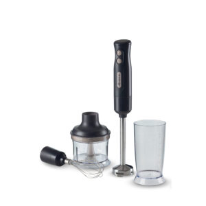 Ariete 700W 3-in-1 Hand Blender, Whisk & Chopper Dark Grey