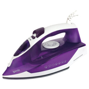 Igenix PowerSteam 2200W Steam Iron - Purple/White