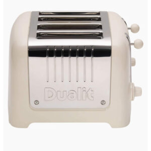 Dualit Lite 4 Slot Toaster - Canvas White