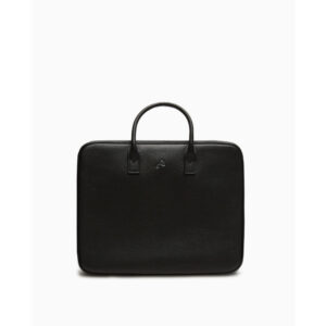 Farans Black Flynn Slim Line Laptop Bag