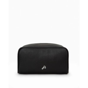 Farans Black Leo Box Washbag