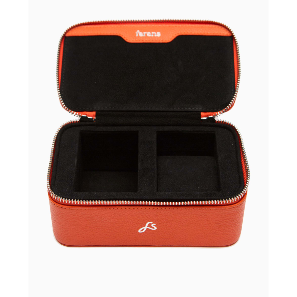 Farans Orange Idris Men's Travel Valet - Image 4