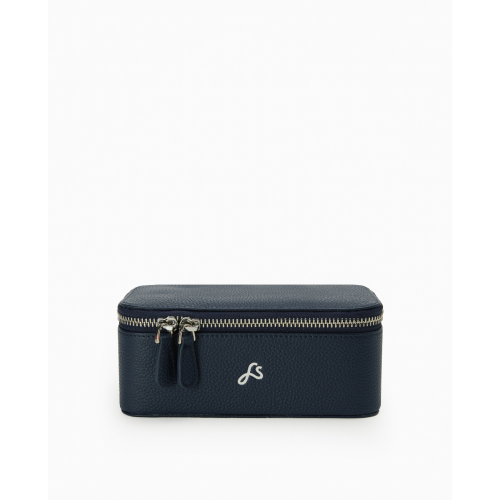 Farans Navy Idris Men's Travel Valet