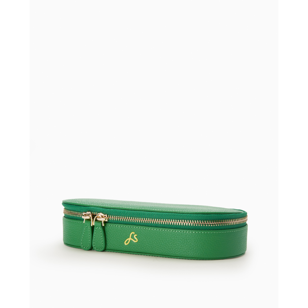 Farans Green Cora Travel Jewellery Case