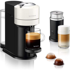 Nespresso Vertuo Next White with Aeroccino