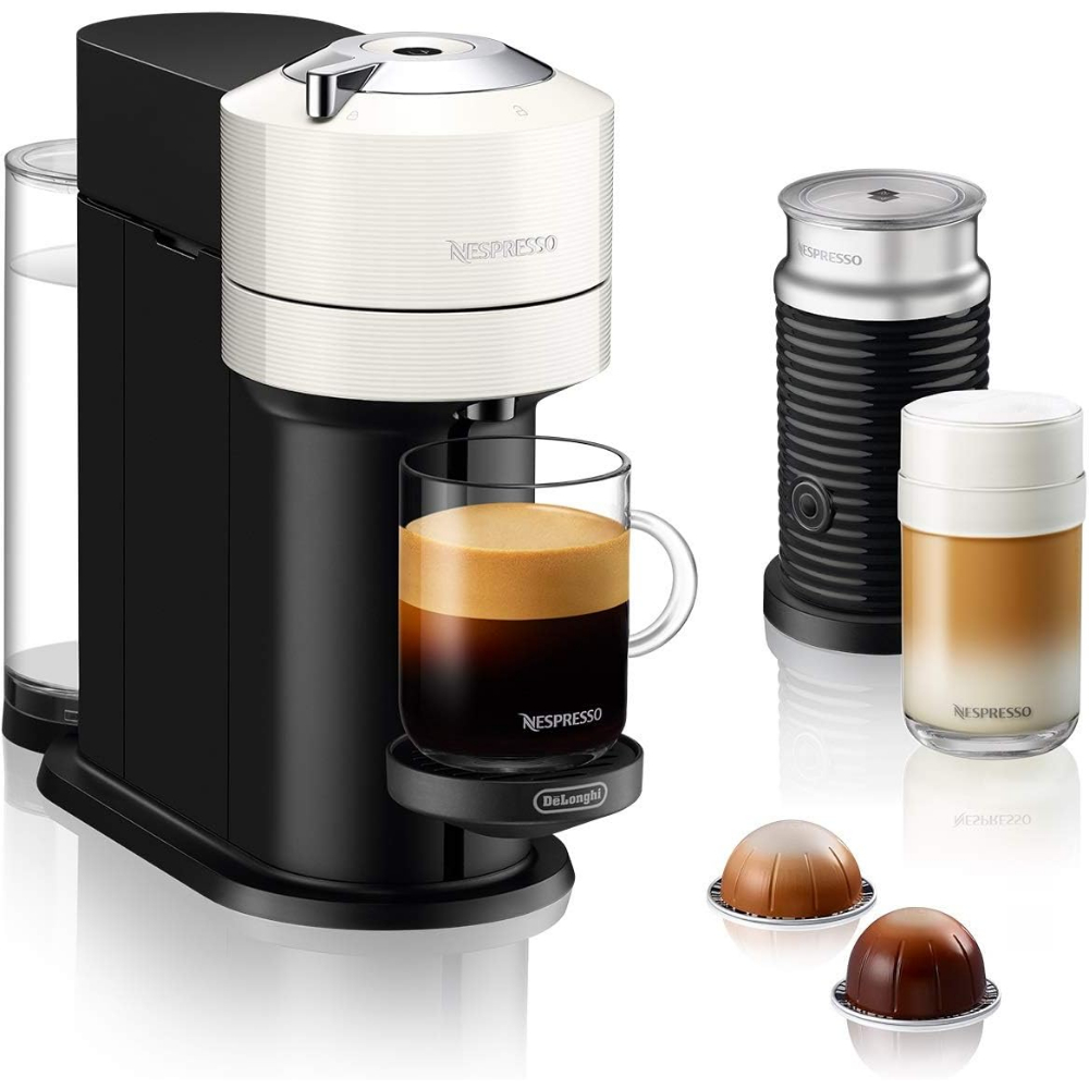 Nespresso Vertuo Next White with Aeroccino