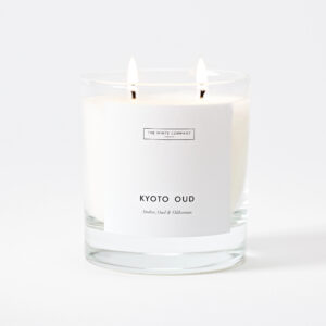 The White Company Kyoto Oud 2 Wick Candle