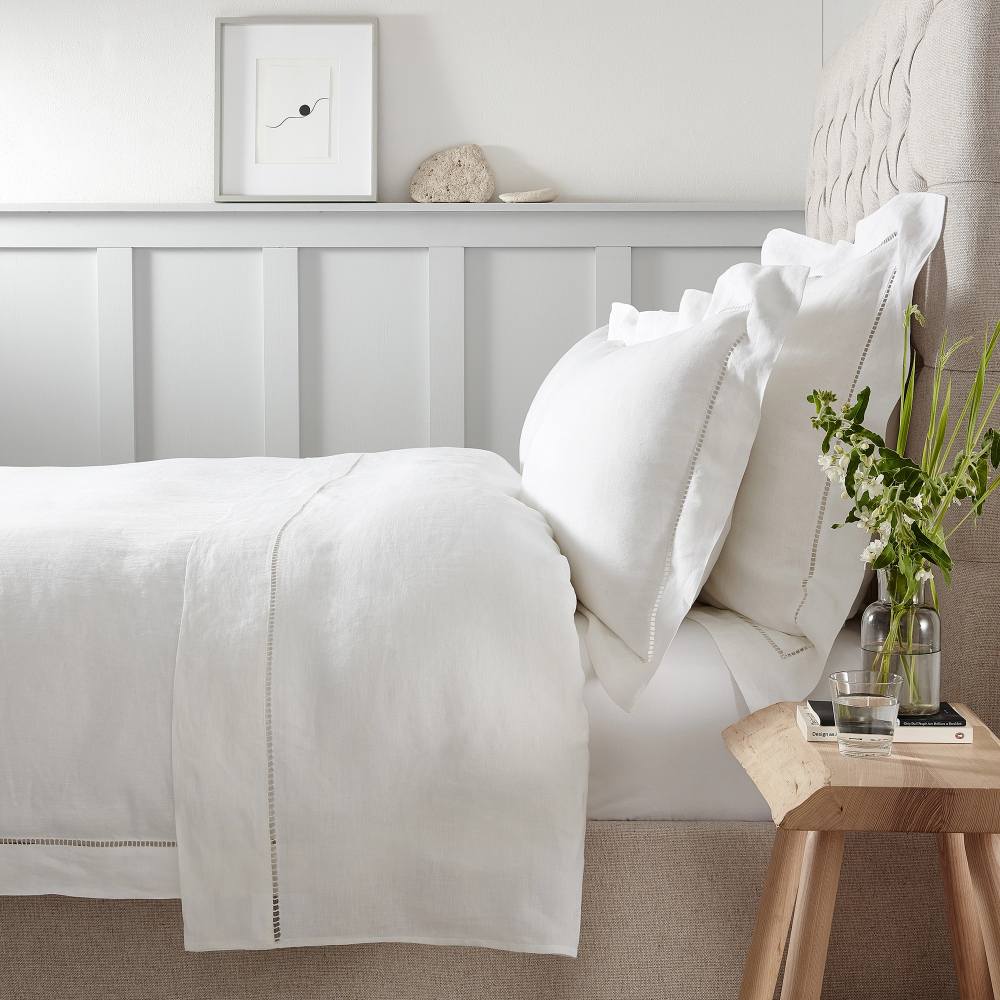 The White Company Santorini Linen Duvet Cover King