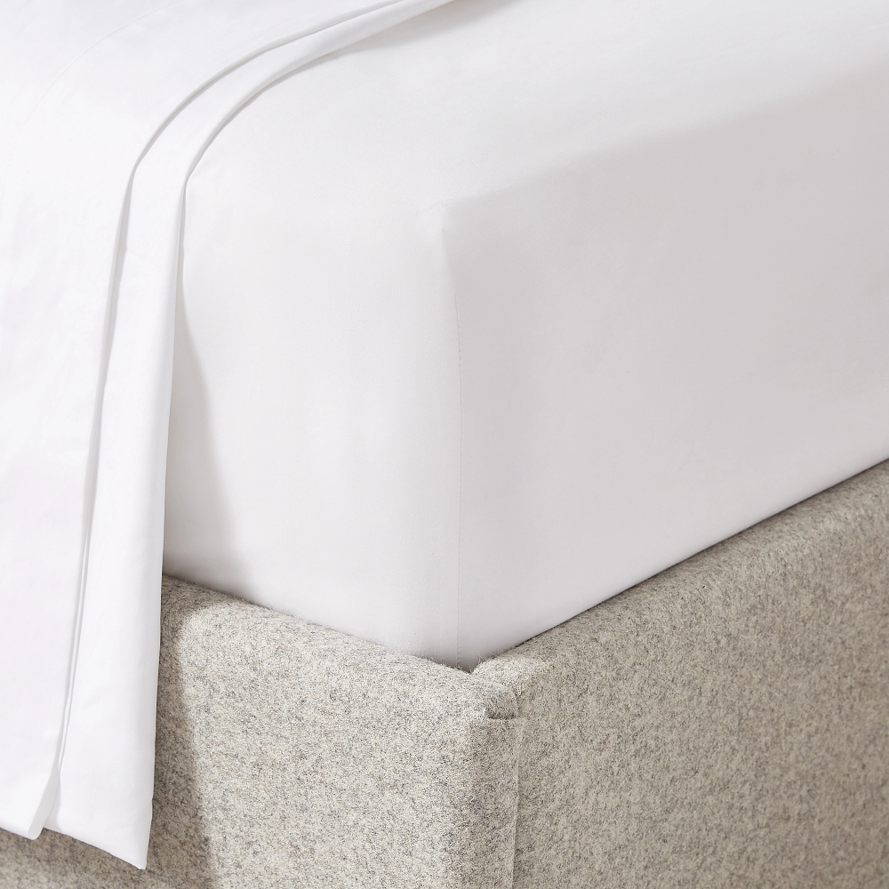 The White Company Savoy Fitted Sheet Double