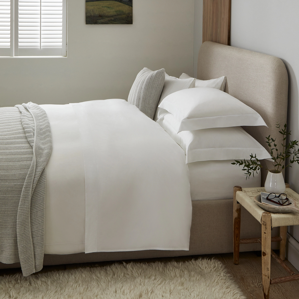 The White Company Single Row Cord Duvet Cover King