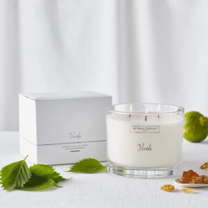 The White Company Verde Large Candle