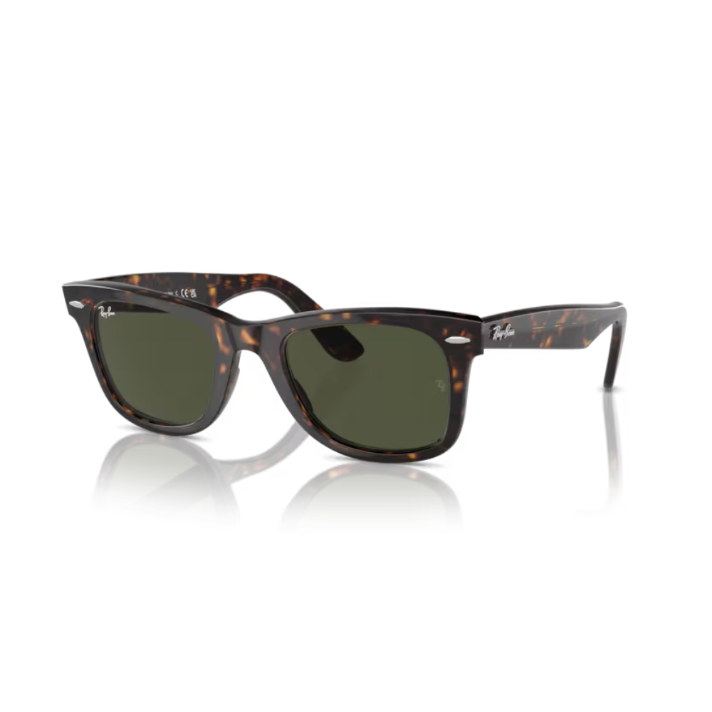 Ray-Ban 0RB2140/902L Wayfarer Tortoise Sunglasses - Size 54