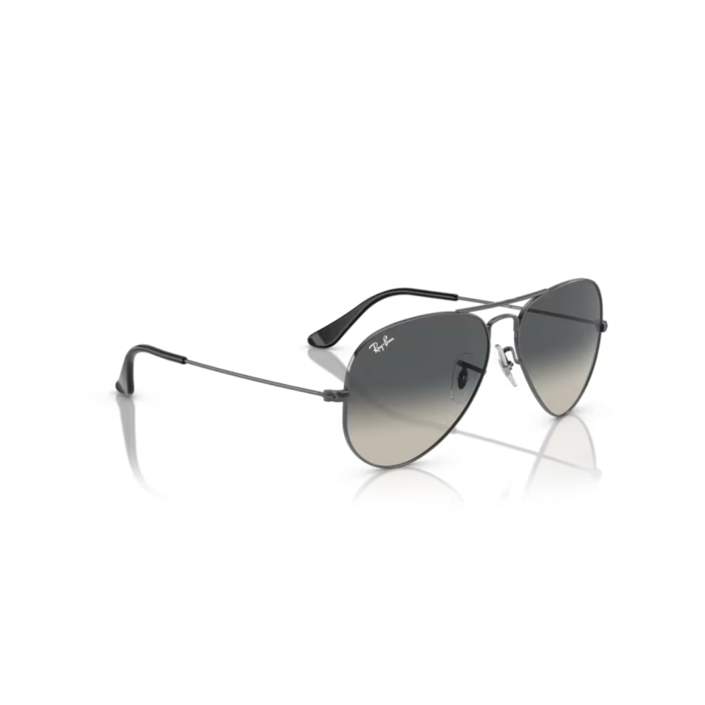Ray-Ban 0Rb3025/004/71 Aviator Large Metal Gunmetal Sunglasses - Size 58 - Image 4