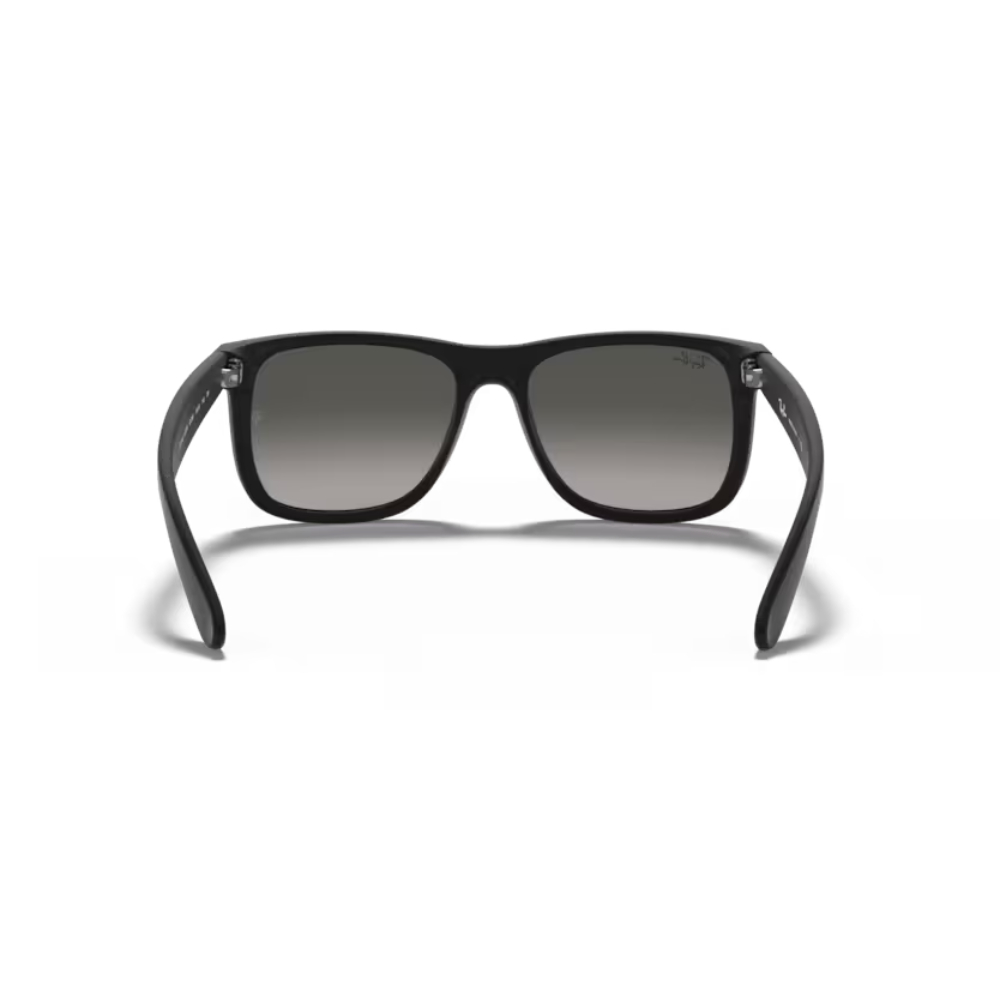 Ray-Ban 0Rb4165/601/8Gl Justin Rubber Black Sunglasses - Size 55 - Image 3