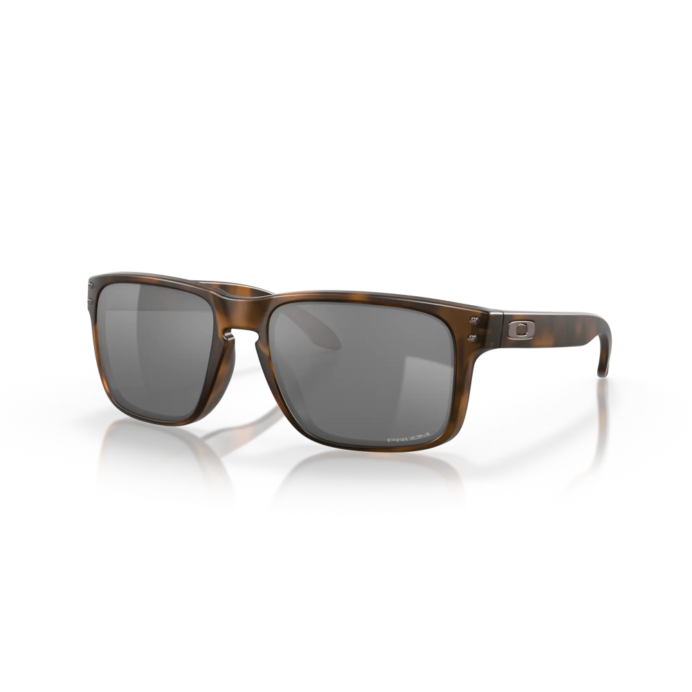 Oakely - Holbrook 0OO9102 9102F4 - Matte Brown Tortoise / Prizm Black Designer Sunglasses