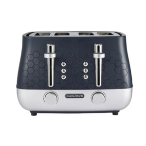 Cassini 4 Slice 4 Slot Toaster Blue