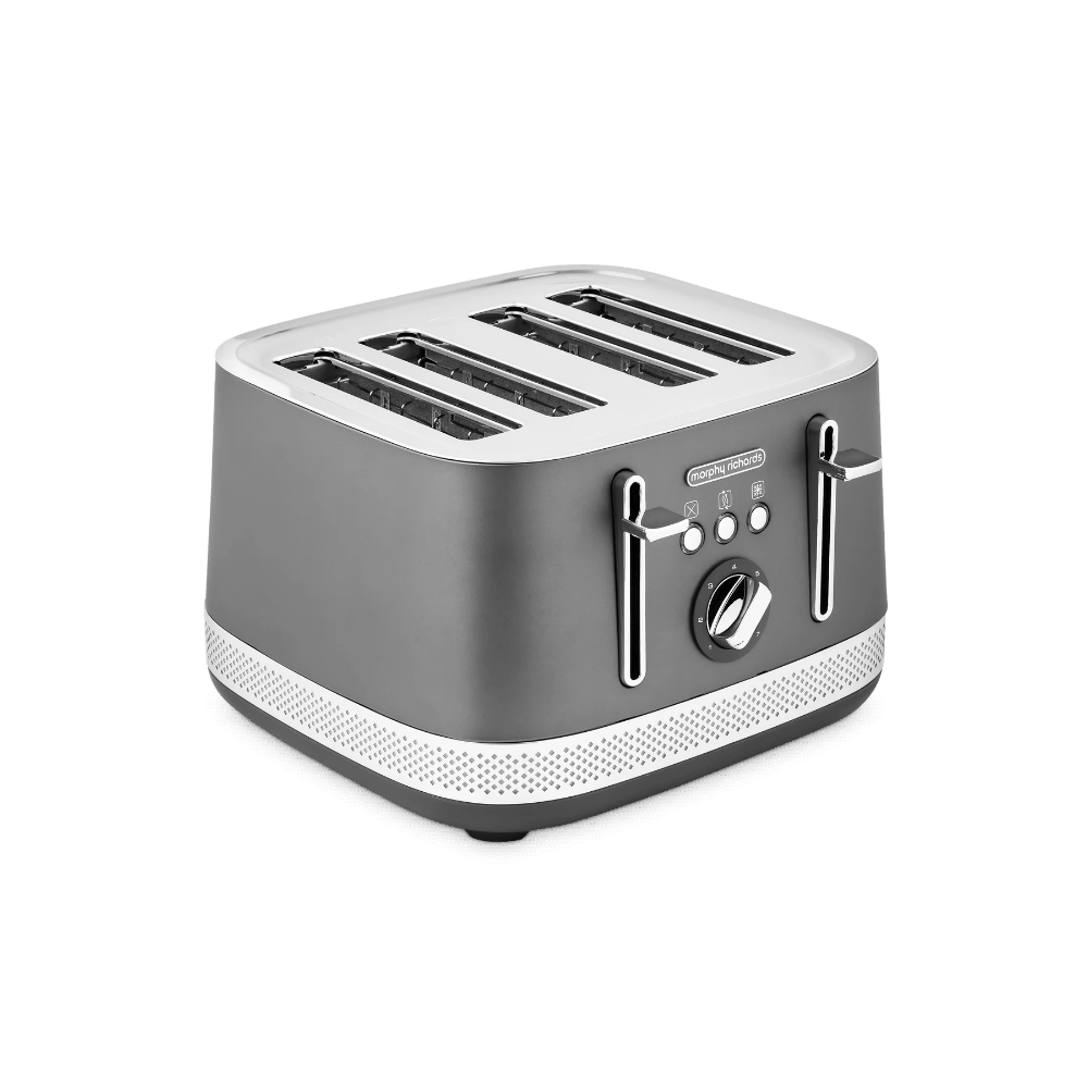 Illumination 4 Slice Toaster Titanium Grey Steel