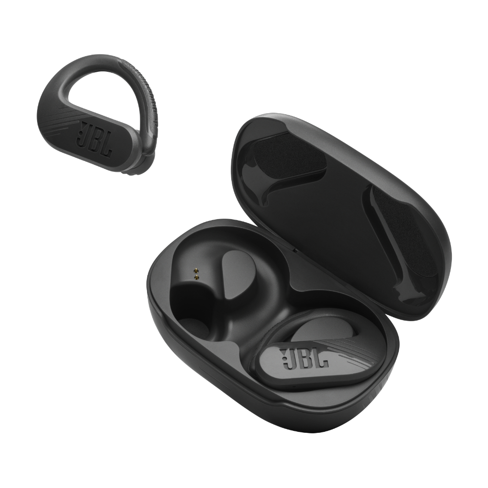 JBL Endurance PEAK 3 - True Wireless Sport Earbuds: Powerhook / IP68 / Smart Ambient, Black
