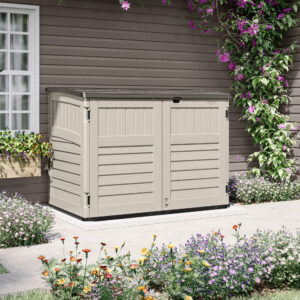 Rowlinson Suncast Stow-Away Large Store - Vanilla
