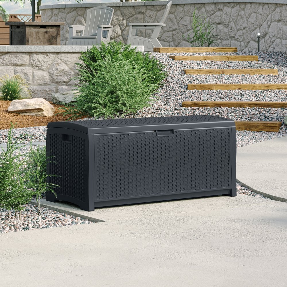 Rowlinson Suncast Missouri 276L Storage Box - Cyberspace Grey