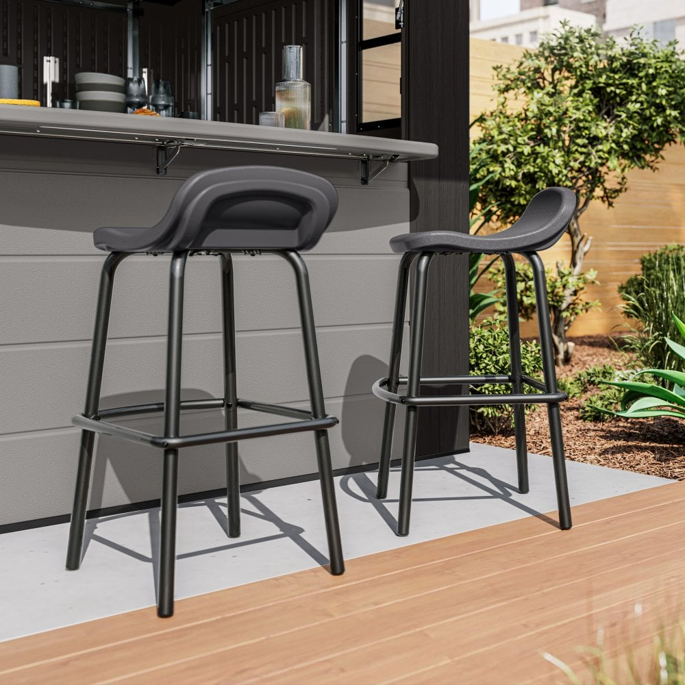Rowlinson Suncast Outdoor Bar Stool Set - Pack of 2