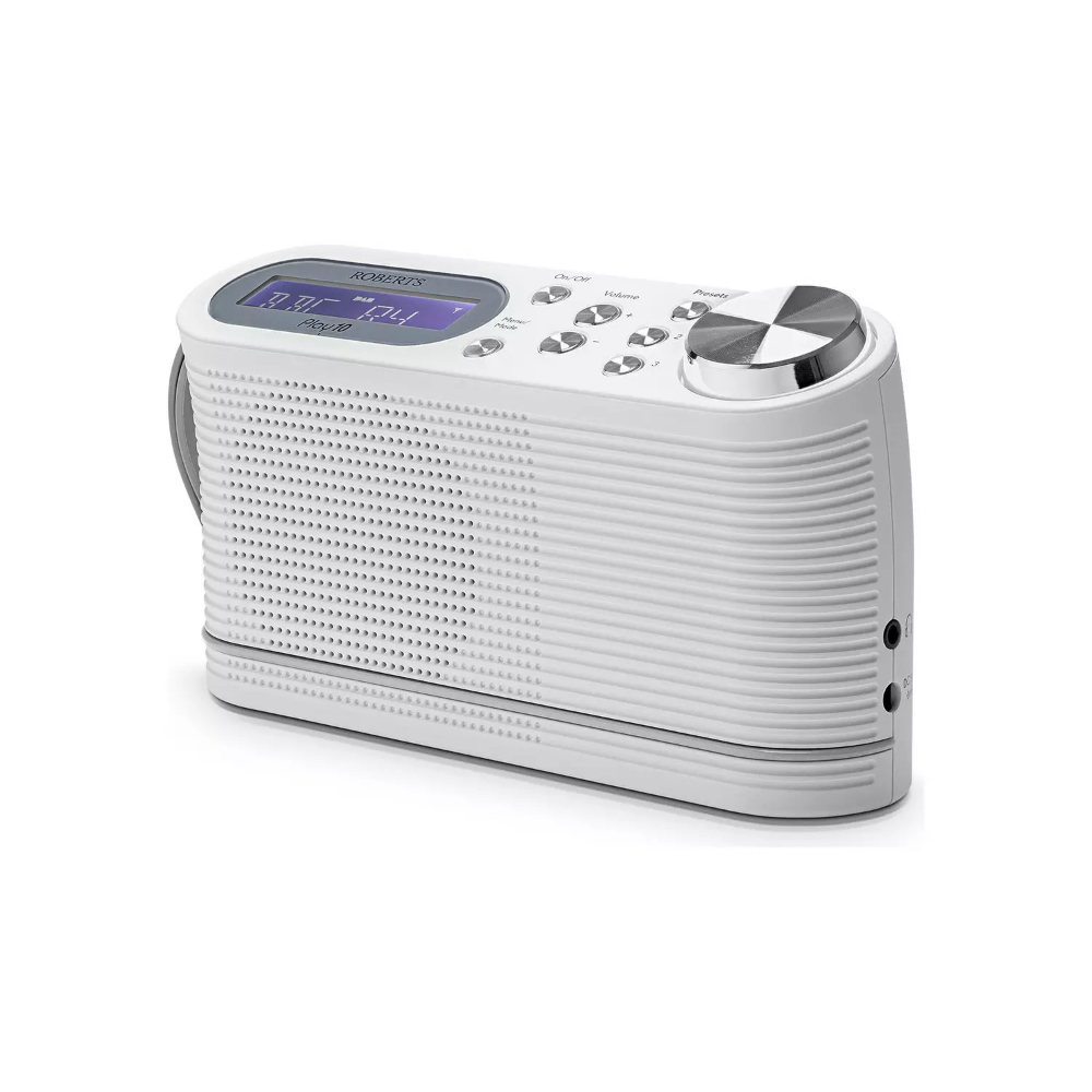 Roberts Play 10 DAB/DAB+/FM RDS compact digital portable radio in White