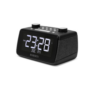 Roberts Ortus 4 Large digit DAB+ / FM Radio with blutooth, dual alarm, sleep timer with presets (Available mid August) in Black