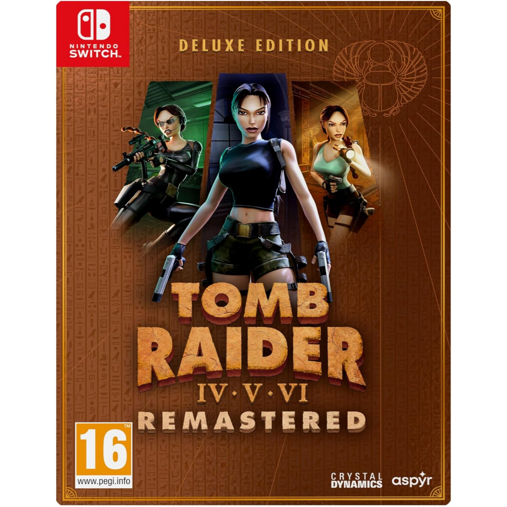 Nintendo Switch Tomb Raider IV-VI Remastered Starring Lara Croft: Deluxe Edition