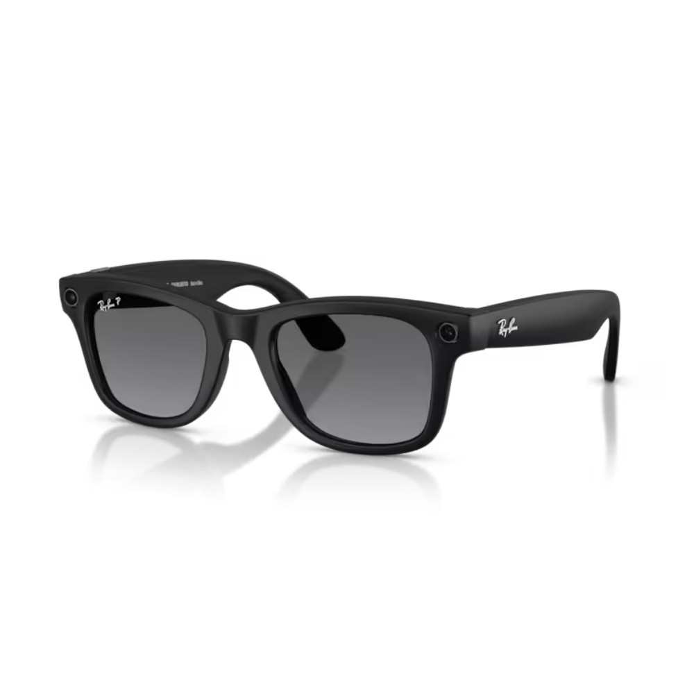 Rayban Wayfarer Meta Gen 2 Smart Sunglasses Black Polarized Medium