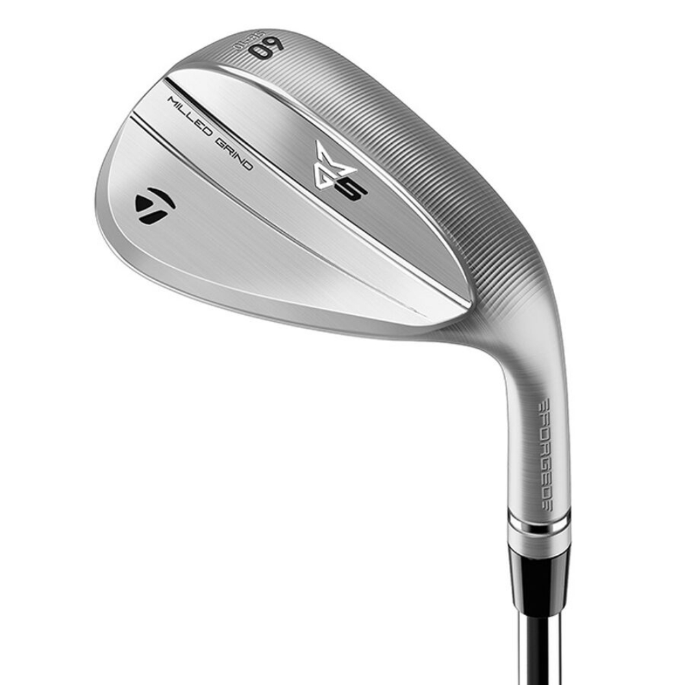 TaylorMade Milled Grind 5 Satin Chrome Golf Wedge 54 Degree RH Steel Shaft
