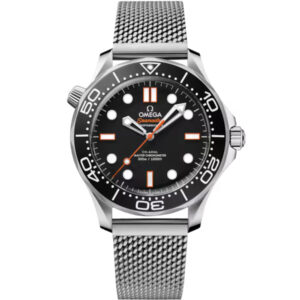 Omega Seamaster Diver 300m Co-Axial Master Chronometer 42mm Stainless Steel Bracelet and Black Dial