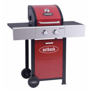 Outback Mercury 2 Burner Gas - Red