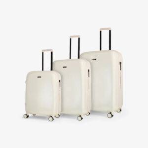 Rock Luggage Gelato Set of 3 Suitcases in Vanilla
