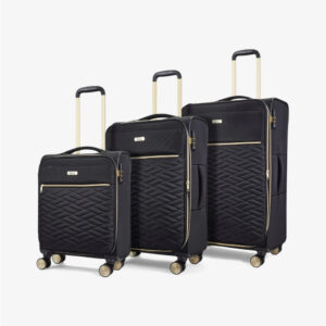 Rock Luggage Sloane Set of 3 Suitcase in Black