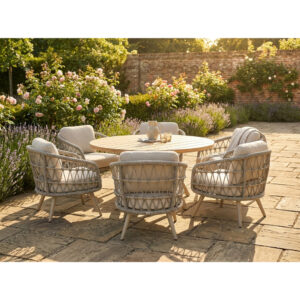 Norfolk Leisure SALORA Low 6 Seat Dining Set