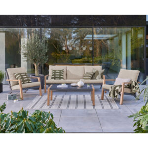Norfolk Leisure Melford 3 Seater Sofa Set Cappuccino