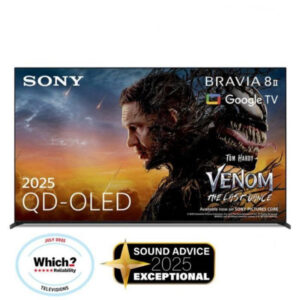 Sony BRAVIA 8 II K65XR8M25B 65 inch QD-OLED 4K Ultra HD HDR Smart TV
