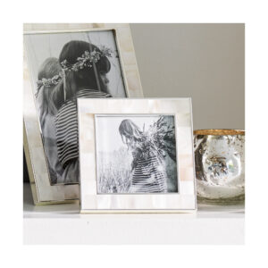 The White Company Mother Of Pearl Frame 3X3 Inch