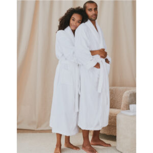The White Company Organic Cotton Classic Cotton Robe - Xs