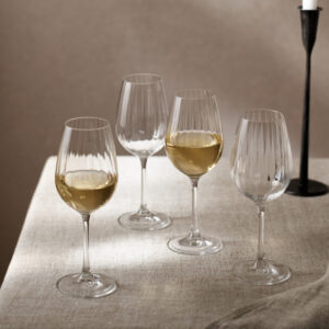 The White Company Skye Optic Wine Glass Set of 4