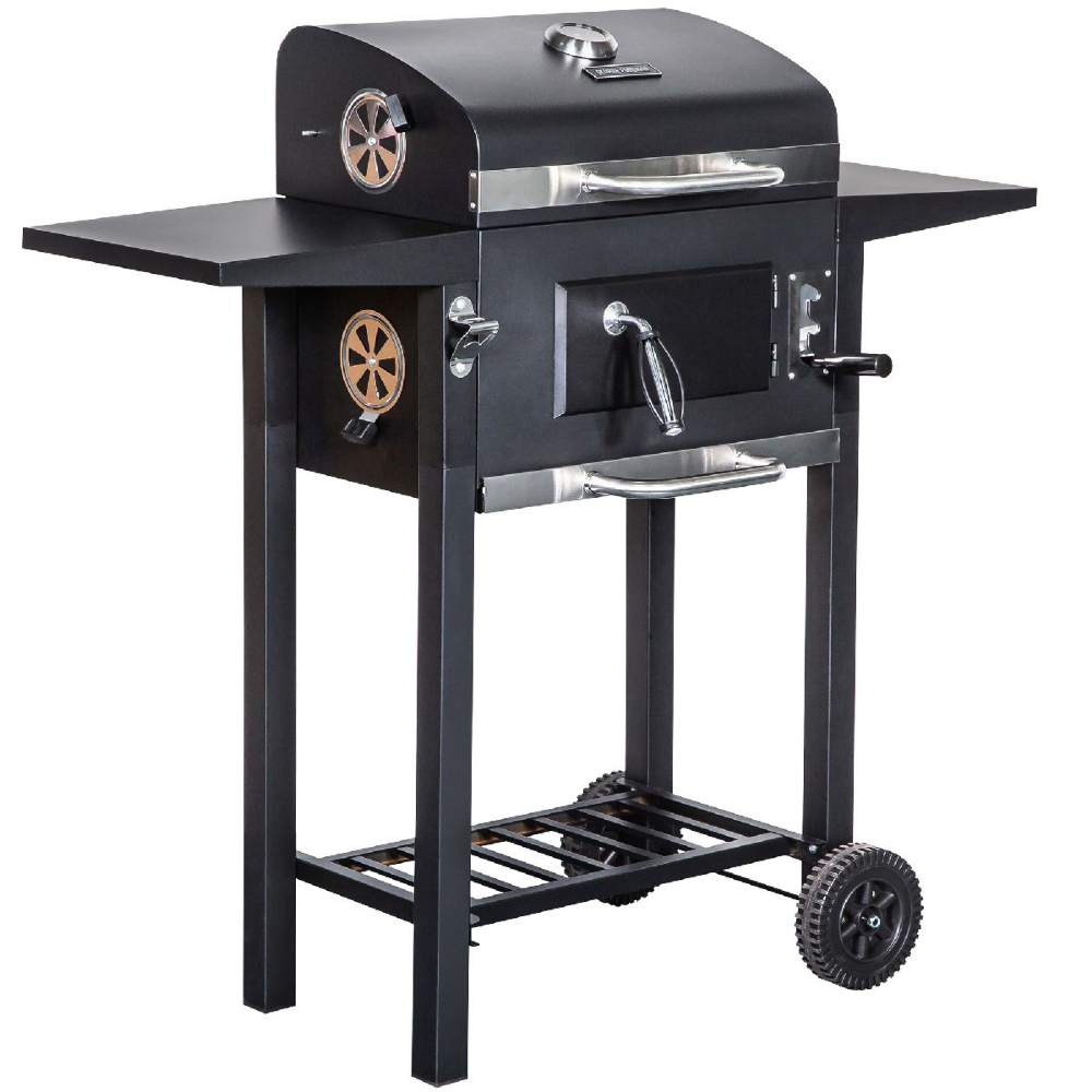 George Foreman Charcoal Barbecue Black Large